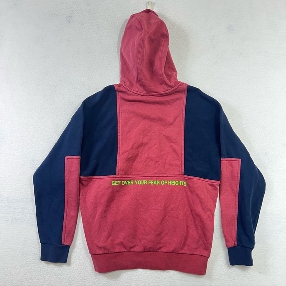 Nike Air Hoodie Mens Medium Pullover Get Over Your Fear of Heights Logo - Picture 4 of 12